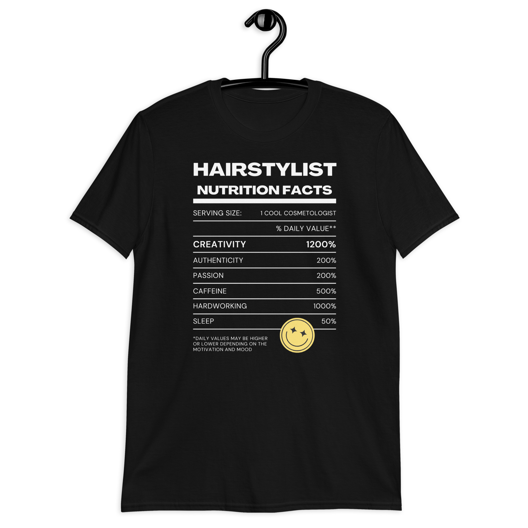 Hairstylist Nutrition Facts Unisex T-Shirt